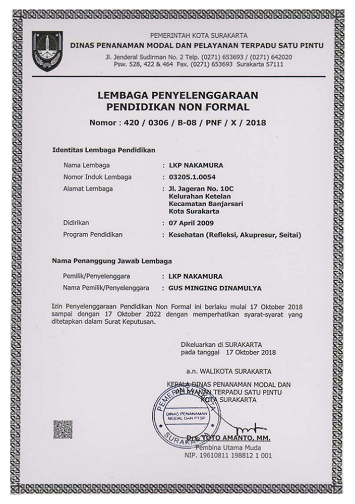 Perizinan LKP